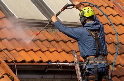 Démoussage et hydrofuge de toiture à Gausson